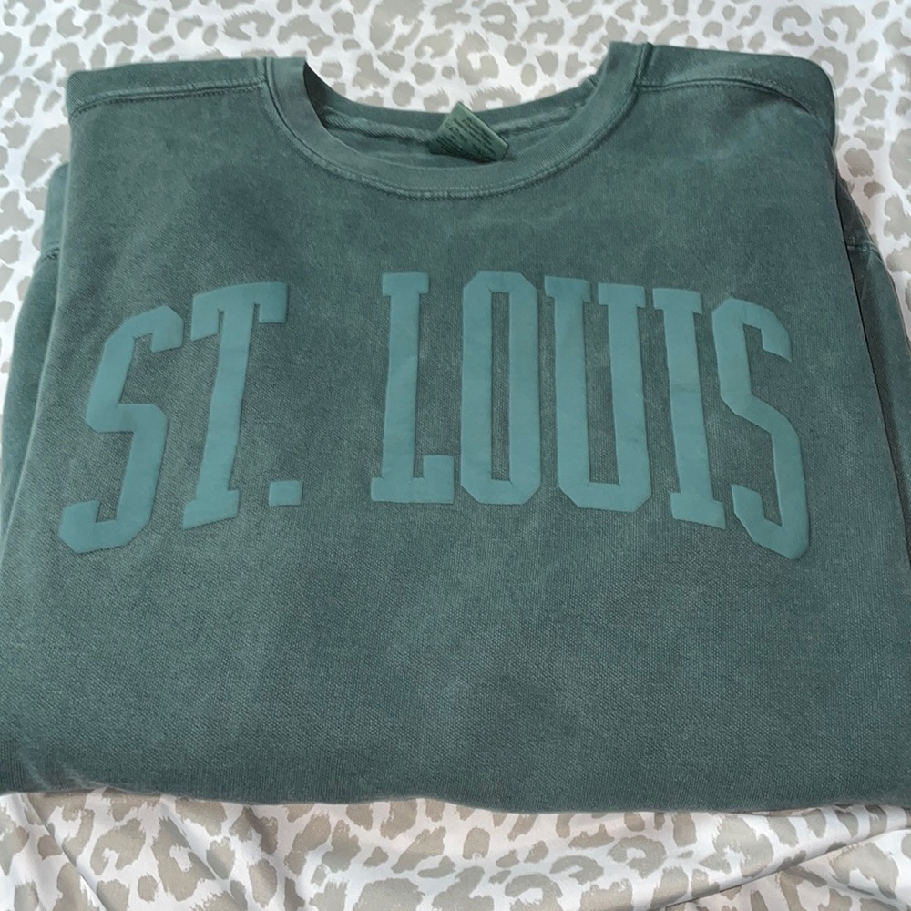 Green St. Louis Sweatshirt size L